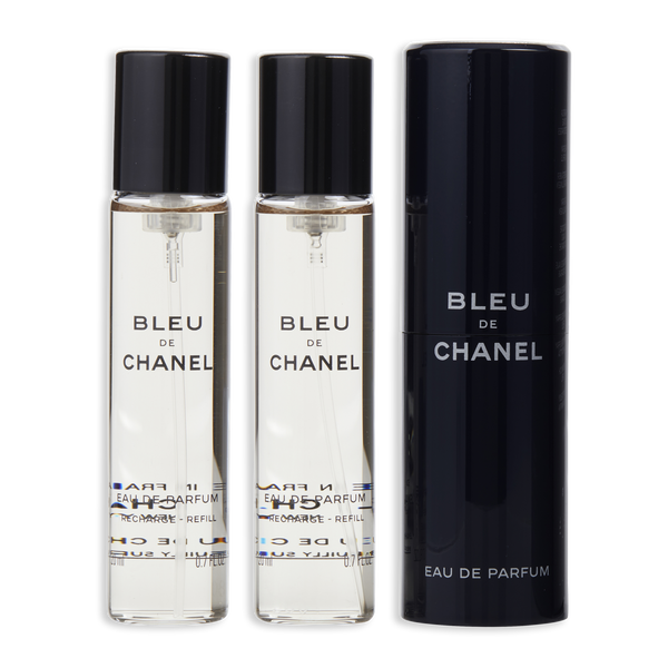 Chanel Bleu De Chanel 淡香精喷雾补充装 0.7 盎司及两件淡香精补充装 0.7 盎司