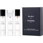 香奈儿 Bleu De Chanel 淡香精喷雾 0.7 盎司 X 3